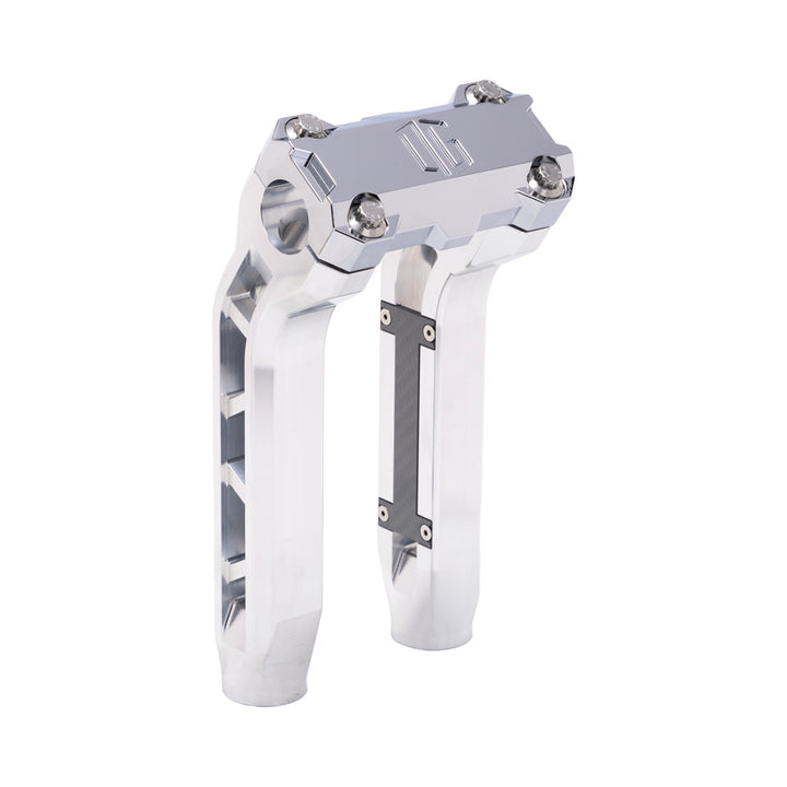 OG Aluminum Performance 8.5 inch Pull Back Riser Legs with Chrome Performance Top Clamp