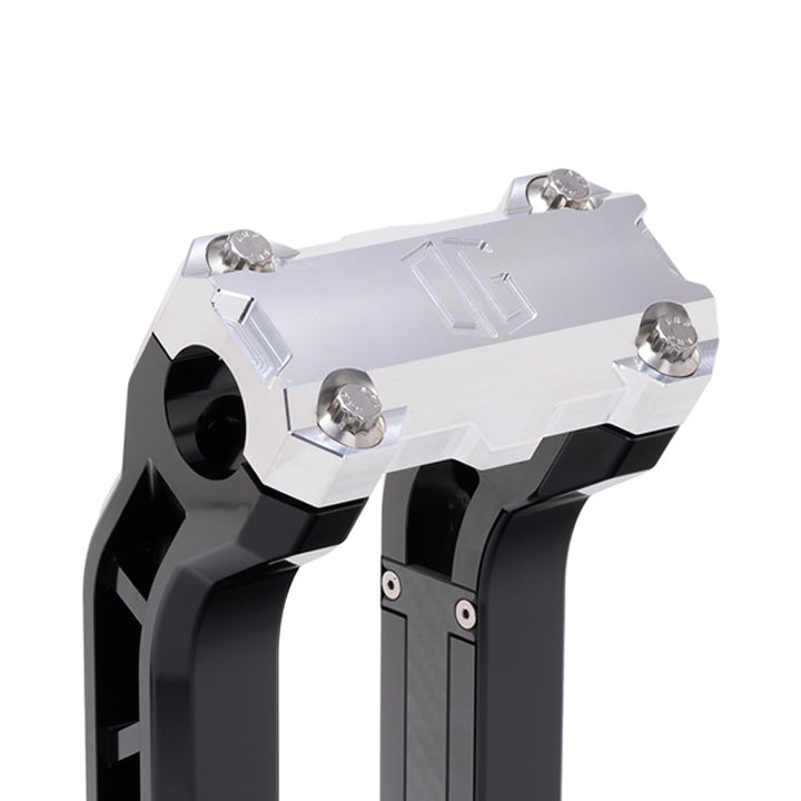 OG Aluminum Performance Top Clamp on OG Black Performance Riser Legs