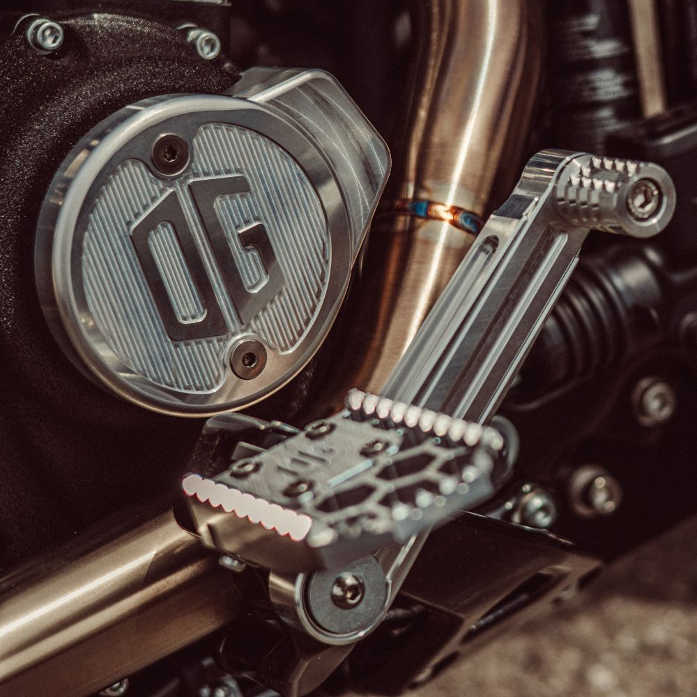 OG Raw aluminium M8 Gen 2 Cam Cover - Classic mounted on a Harley Davidson M8 Softail 2025