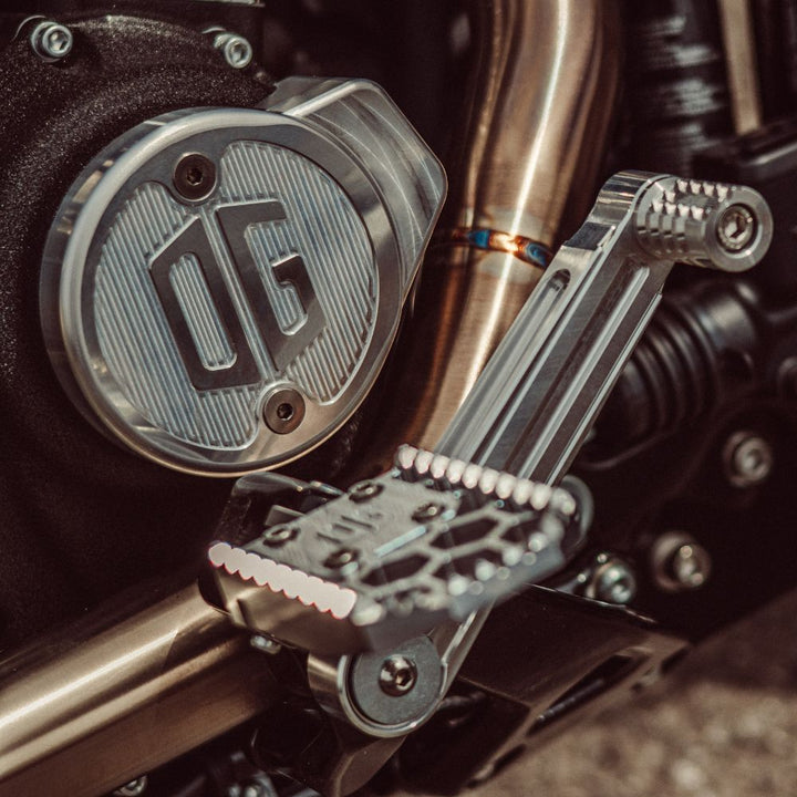 OG Raw aluminium M8 Gen 2 Cam Cover - Classic mounted on a Harley Davidson M8 Softail 2025