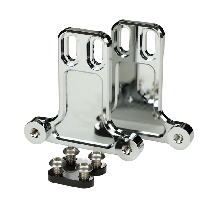 Original Garage Moto Replacement Bagger Fender Billet Chrome Bracket Kit 