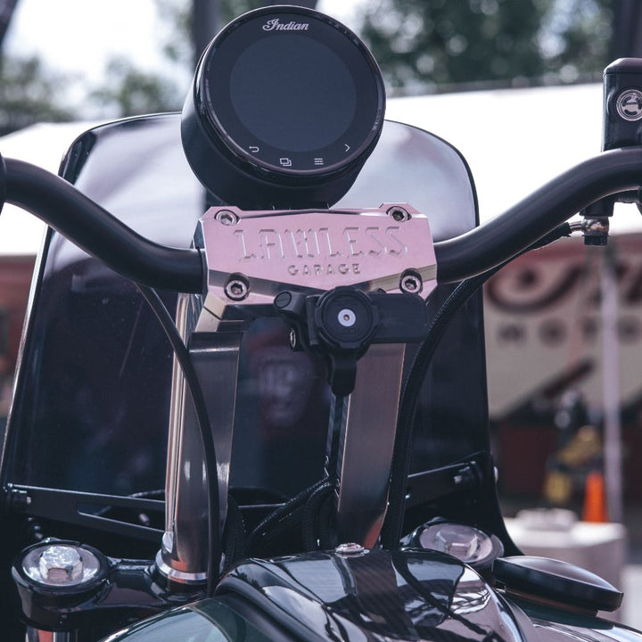 Indian Motorcycles Chief Raw Aluminium Billet Gauge Pod