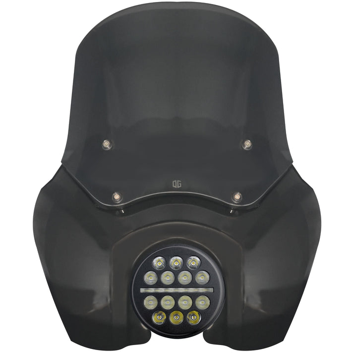 OG T-Sport Fairing kit for Harley-Davidson with OG LED X-Series Headlight conversion Black