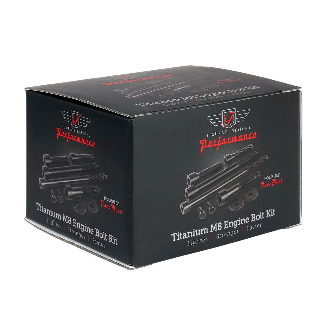 Figurati Designs – Performance Titanium M8 Engine Bolt Kit - Race Black – FD100-M8-TBOLT-BLK
