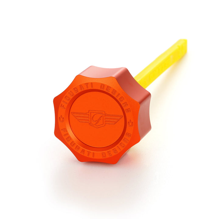 Figurati Designs – Performance Dipstick for Harley-Davidson Touring M8 - Curved Orange – FDP01-M8SM-O
