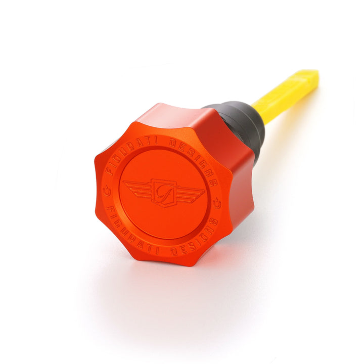 Figurati Designs – Performance Dipstick for Harley-Davidson Touring Twin Cam (2007-2016) - Curved Orange – FDP01-TCSM-O