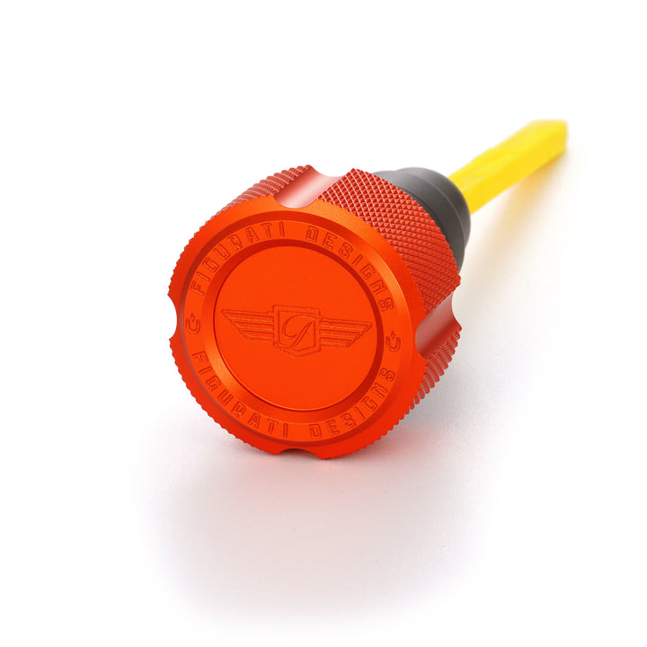 Figurati Designs – Performance Dipstick for Harley-Davidson Touring Twin Cam (2007-2016) - Knurled Orange – FDP01-TCKN-O