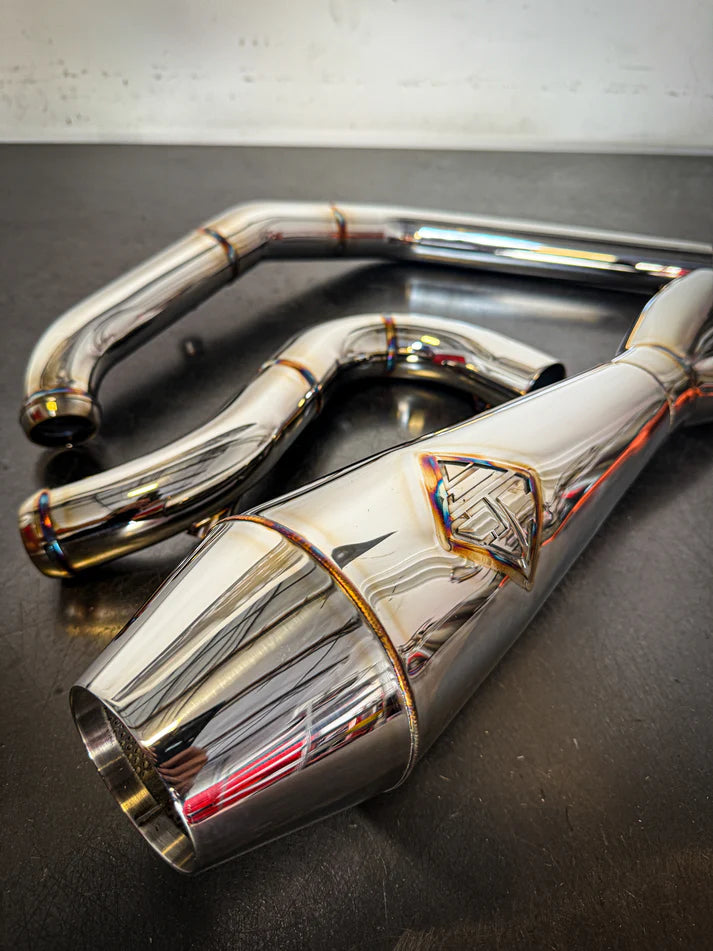 SP Concepts Cutback Exhaust - 1987-1994 FXR W/ Mid Controls