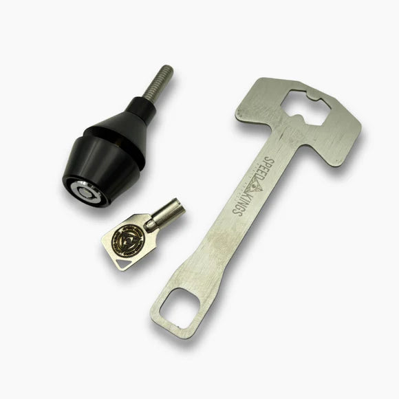 SKC Lid Locker Helmet Lock - Dyna/Softail/FXR/Bagger/Sportster 04 & Earlier