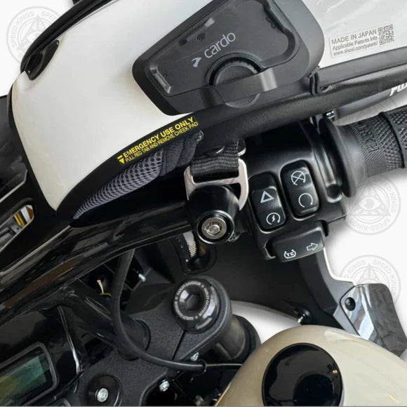 SKC Lid Locker Helmet Lock - Dyna/Softail/FXR/Bagger/Sportster 04 & Earlier