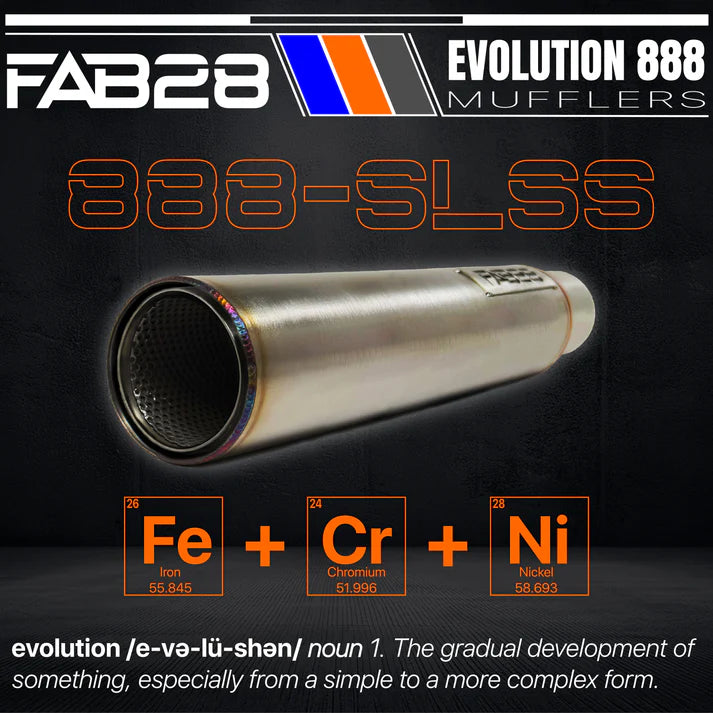 Fab28 Stainless 2-into-1 Exhaust System - Twin Cam Bagger