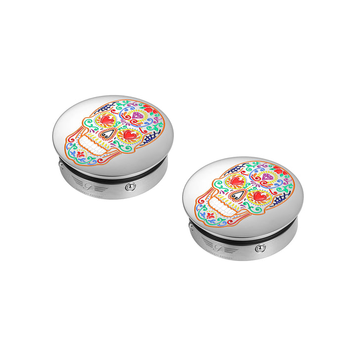 Figurati Designs – Sugar Skull Swing Arm Cover
