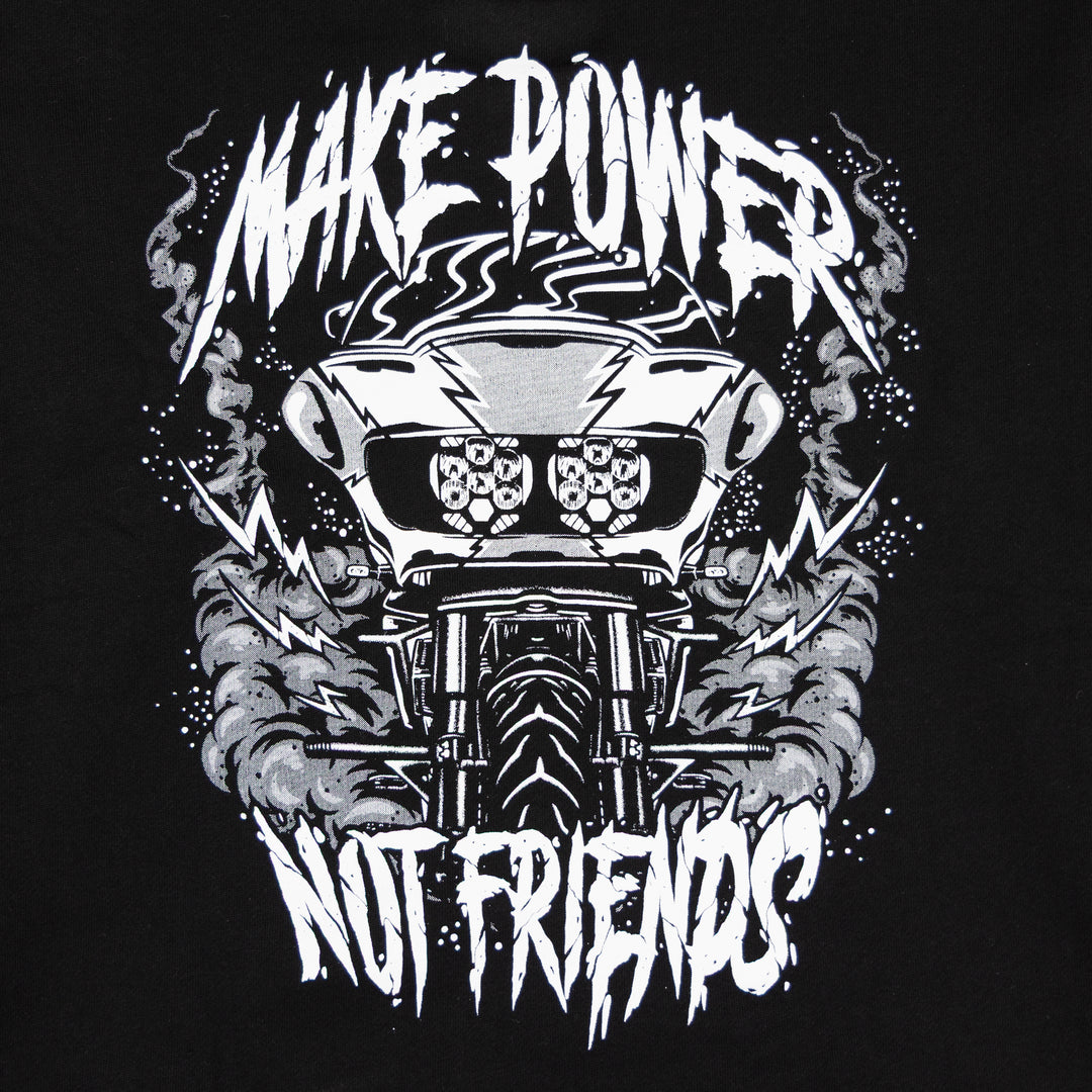 Tucker Speed Make Power Not Friends RG Crewneck Sweatshirt - Black
