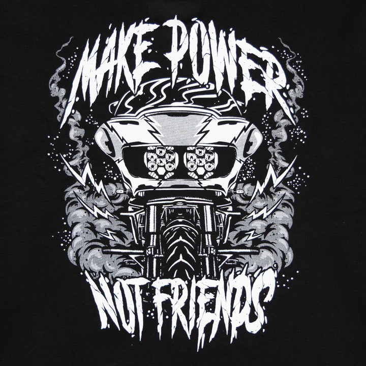 Tucker Speed Make Power Not Friends RG Crewneck Sweatshirt - Black