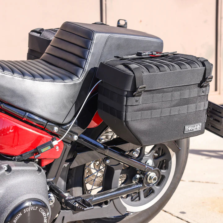 Thrashin Supply Expedition Saddlebags - Black