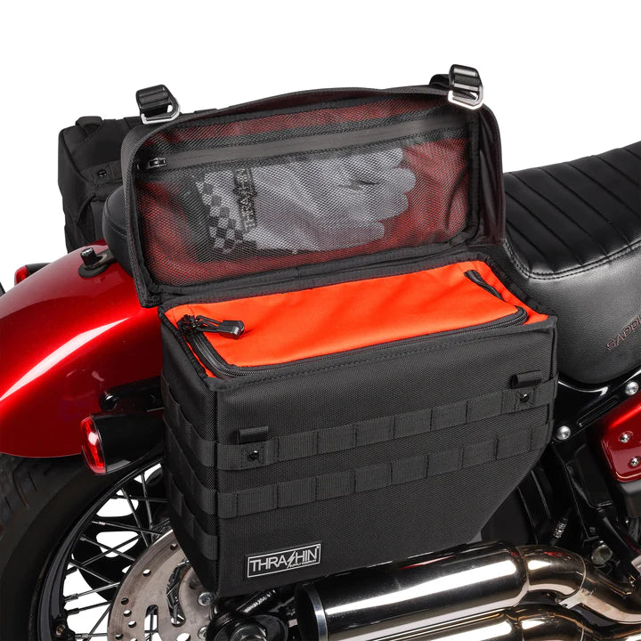 Thrashin Supply Expedition Saddlebags - Black