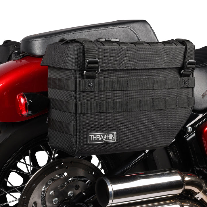 Thrashin Supply Expedition Saddlebags - Black