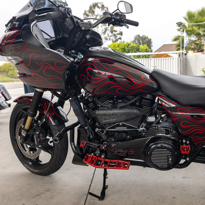THRASHIN SUPPLY Air Scoop | Milwaukee Eight Engine - Matte Forged Carbon