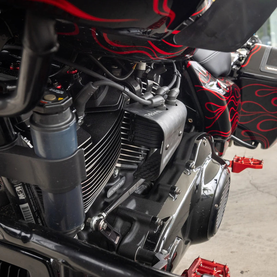 THRASHIN SUPPLY Air Scoop | Milwaukee Eight Engine - Matte Forged Carbon