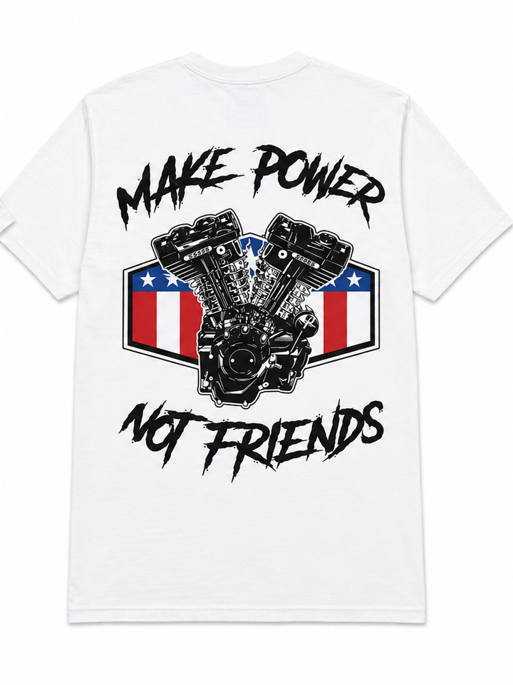 Tucker Speed Make Power Tee - White