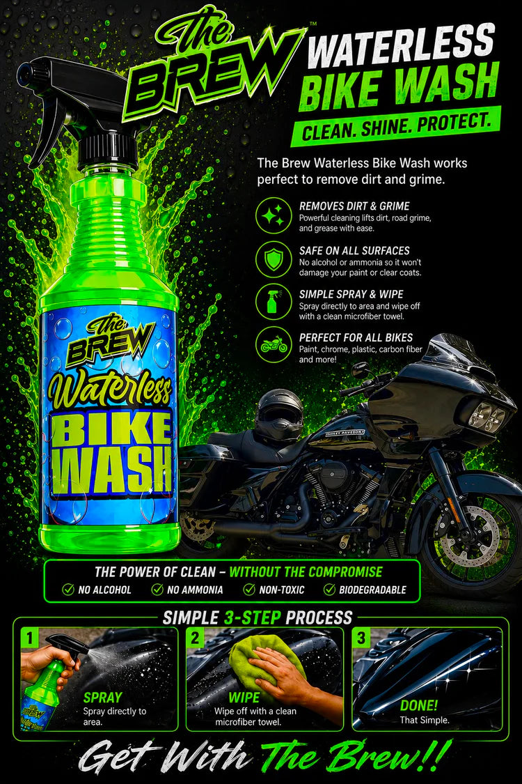 The Brew Waterless Bike Wash 2oz Spray Bottle
