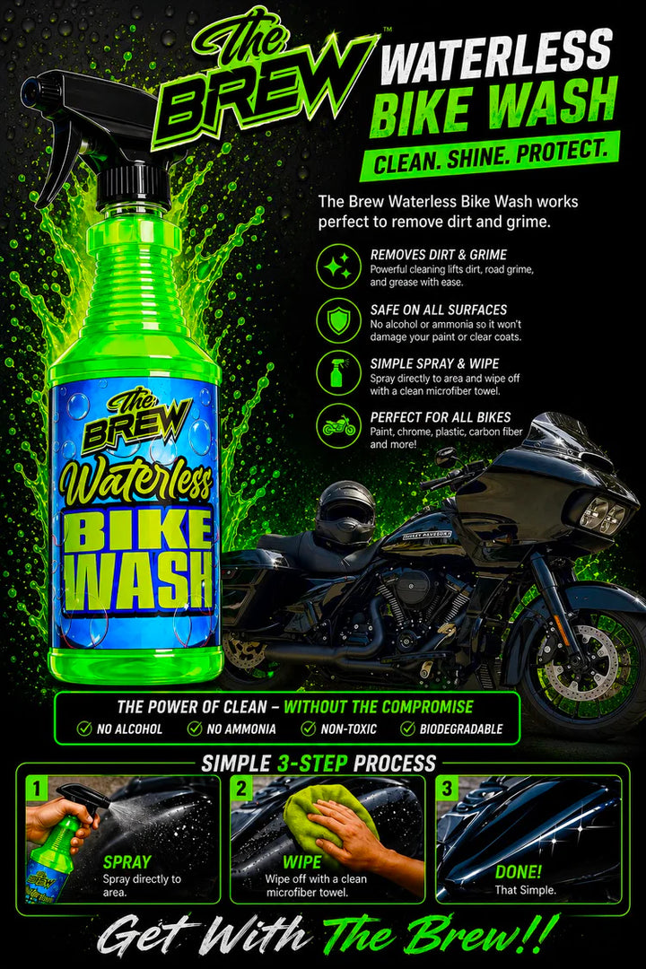 The Brew Waterless Bike Wash 2oz Spray Bottle