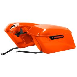 Color Matched Standard Saddlebag Conversion Kit w/ Black Hardware for Harley® Softail '18-'26