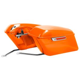 Color Matched Standard Saddlebag Conversion Kit w/ Chrome Hardware for Harley® Softail '18-'26