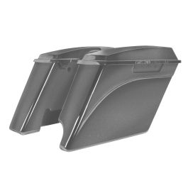 Color Matched 2-Into-1 Extended 4" Stretched Saddlebags for Harley® Touring '94-'13