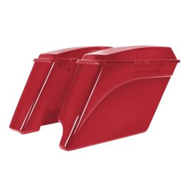 Color Matched 2-Into-1 Extended 4" Stretched Saddlebags for Harley® Touring '94-'13