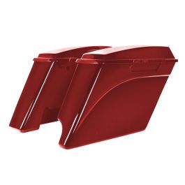 Color Matched 2-Into-1 Extended 4" Stretched Saddlebags for Harley® Touring '94-'13