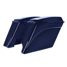 Color Matched 2-Into-1 Extended 4" Stretched Saddlebags for Harley® Touring '94-'13