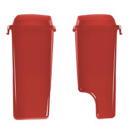 Color Matched 2-Into-1 Extended 4" Stretched Saddlebags for Harley® Touring '94-'13