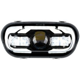 Black LED Headlight for '18-'25 Harley® Fat Bob
