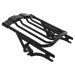 Black Air Glide Two Up Luggage Rack for Harley Touring '09-'26