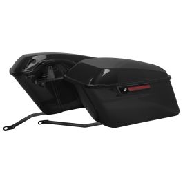 Color Matched Standard Saddlebag Conversion Kit w/ Black Hardware for Harley® Softail '18-'26