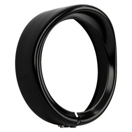 7" Headlight Visor Trim Ring for Harley-Davidson® | Matte Black