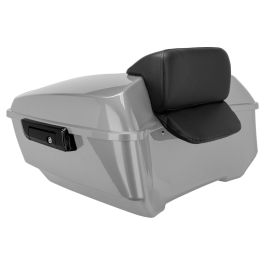 Unpainted King Tour Pack w/ Slim Backrest & Black Hardware for Harley® Touring '97-'26