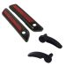Blackout Saddlebag Lid Lever & Latch Cover Set for Harley® Touring '14-'23
