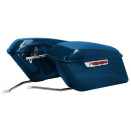 Color Matched Standard Saddlebag Conversion Kit w/ Chrome Hardware for Harley® Softail '18-'26