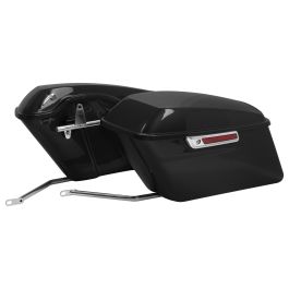 Color Matched Standard Saddlebag Conversion Kit w/ Chrome Hardware for Harley® Softail '84-'17