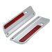Chrome Saddlebag Latch Covers for Harley® Touring '94-'13