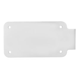 HOGWORKZ® Vertical Saddlebag License Plate Mount | Chrome