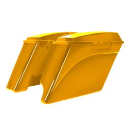 Color Matched 2-Into-1 Extended 4" Stretched Saddlebags for Harley® Touring '94-'13