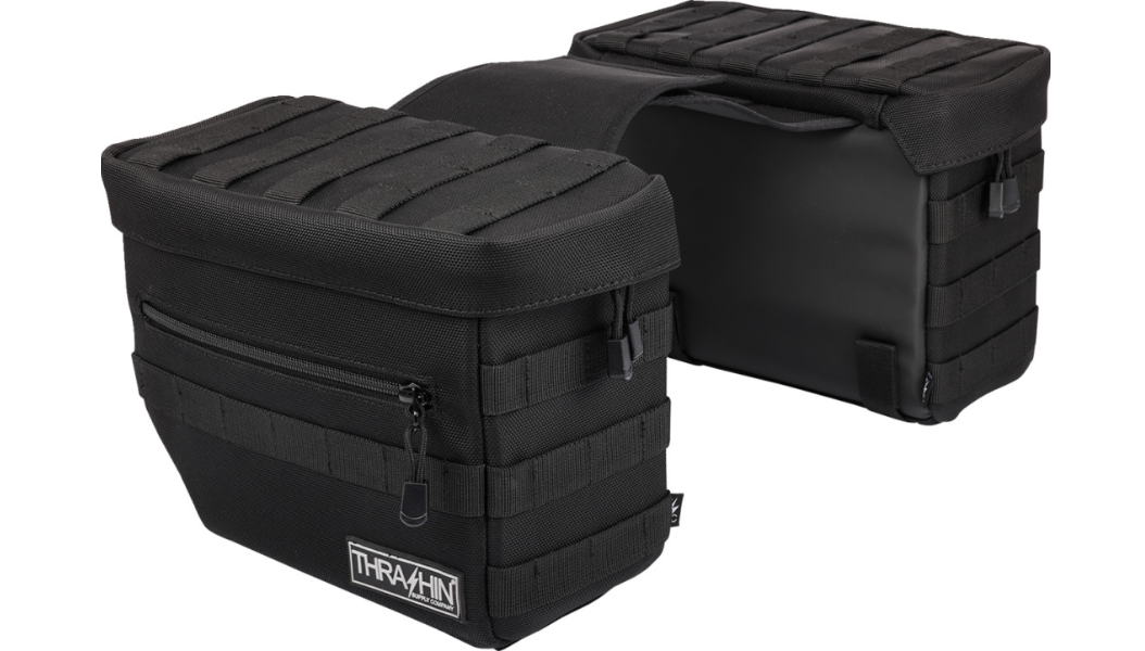 Thrashin Essential V3 Saddlebags - Black