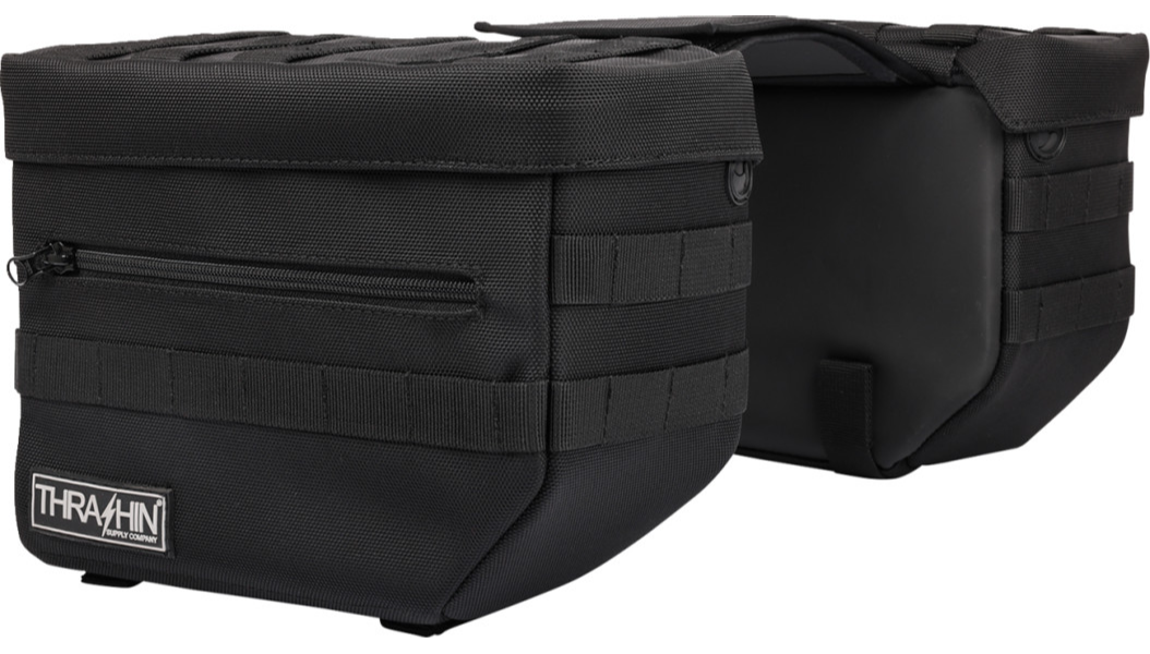 Thrashin Essential V3 Saddlebags - Black