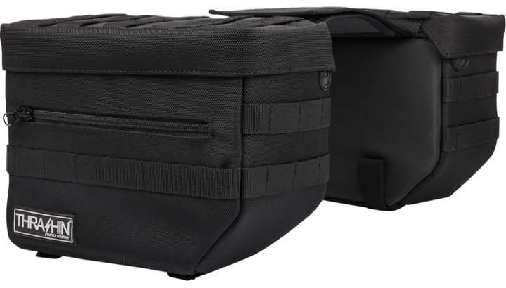 Thrashin Essential V3 Saddlebags - Black