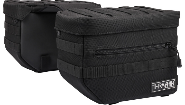 Thrashin Essential V3 Saddlebags - Black