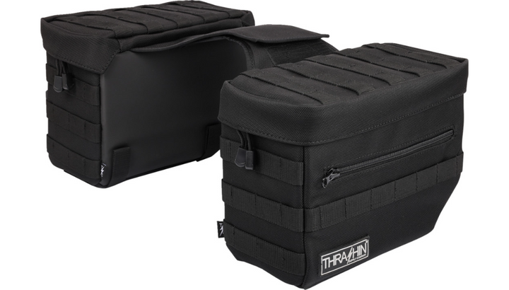 Thrashin Essential V3 Saddlebags - Black