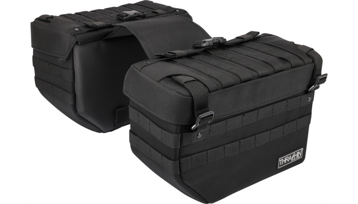 Thrashin Supply Expedition Saddlebags - Black